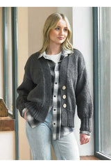 James C Brett JB915 Cardigan in Scandi Croftland Aran or Croftland Aran Leaflet