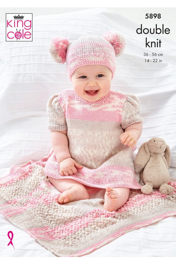 King Cole 5898 Baby Set in Fjord DK leaflet