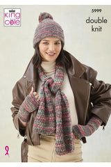 King Cole 5999 Accessories in Homespun Prism DK Leaflet