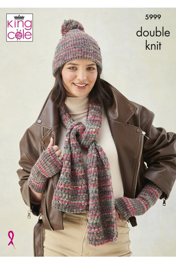 King Cole 5999 Accessories in Homespun Prism DK Leaflet