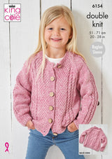 King Cole 6154 Sweater and Cardigan in Simply Denim DK Leaflet