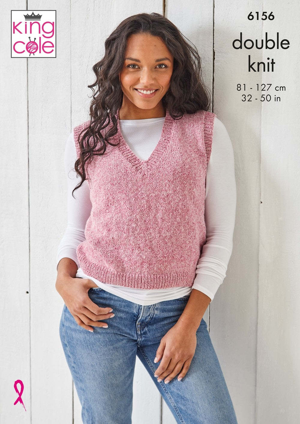 King Cole 6156 Tank Top and Sweater in Simply Denim DK Leaflet