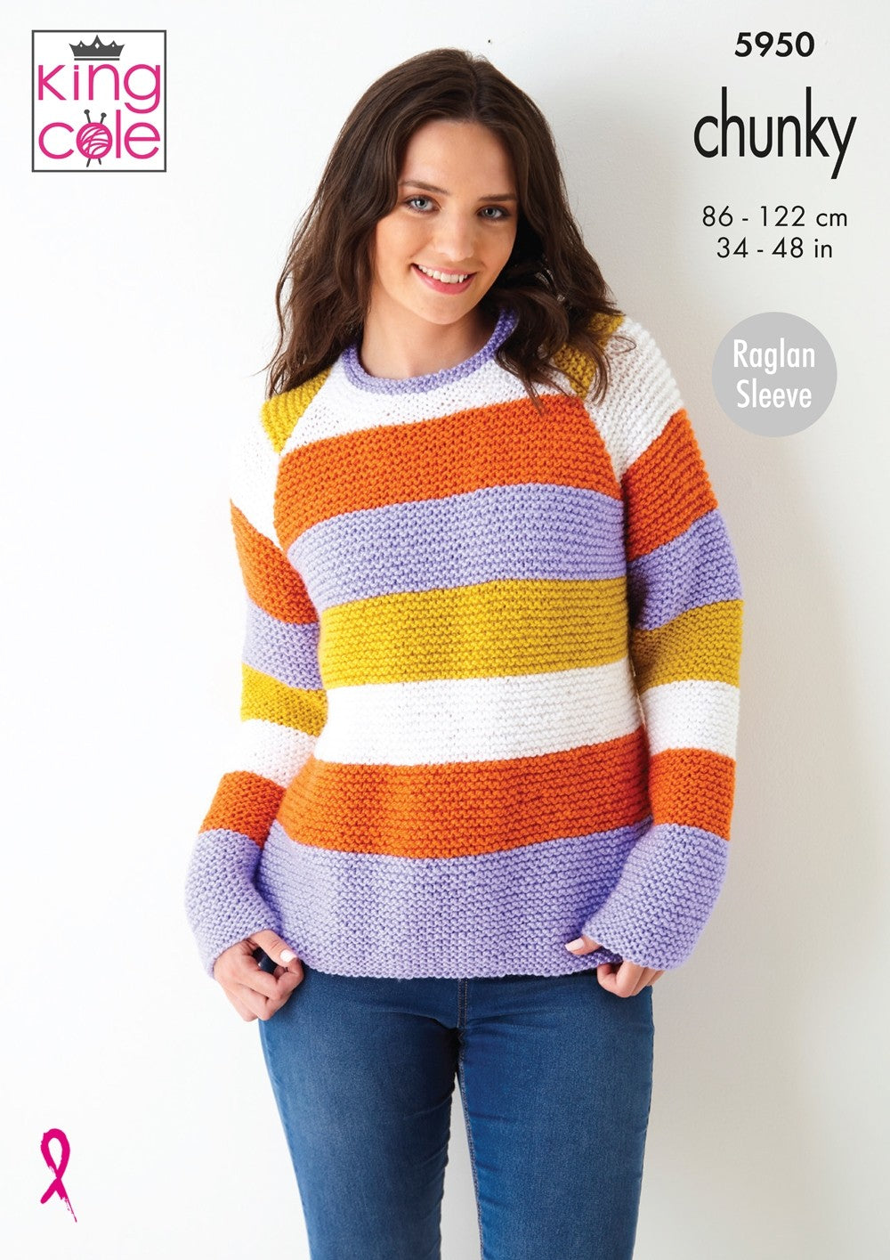 King Cole 5950 Sweaters in Big Value Chunky Leaflet