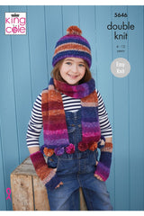 King Cole 5646 Accessories in Bramble DK Leaflet