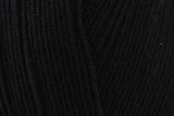 King Cole Black Cotton Socks 4ply Yarn