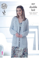 King Cole 4837 Cardigans in Cottonsoft DK Leaflet
