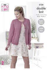 King Cole 5124 Cardigan & Sweater in Cottonsoft DK Leaflet