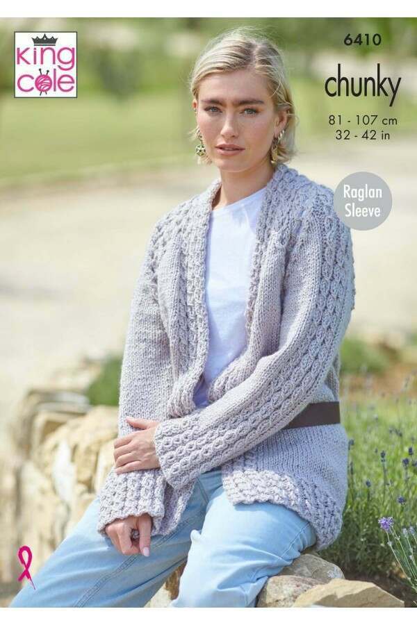 King Cole 6410 Cardigans in Dalesway Chunky Leaflet
