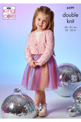 King Cole 6599 Cardigans in Dazzle DK Leaflet