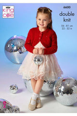 King Cole 6600 Cardigans in Dazzle DK Leaflet