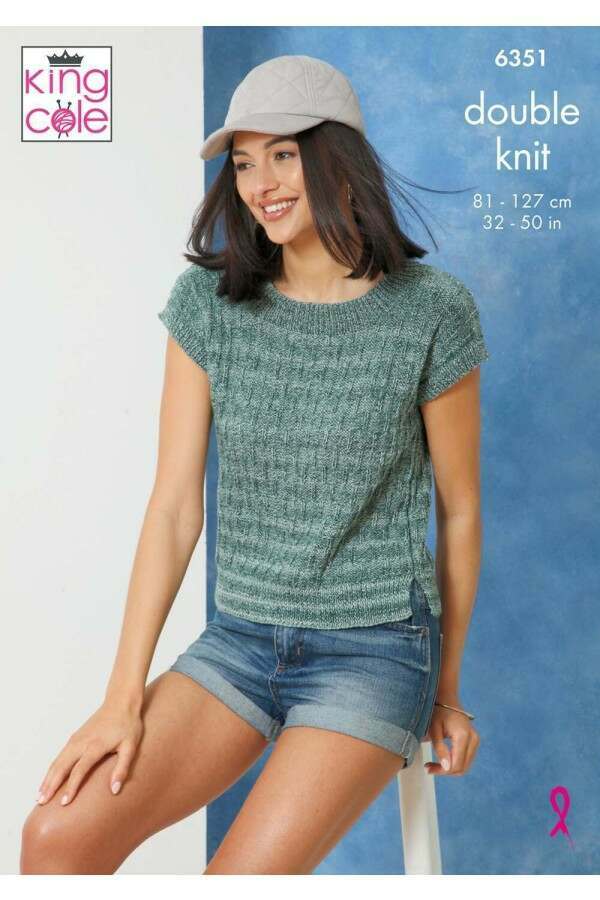 King Cole 6351 Sweater and Top in Jamboree DK Leaflet