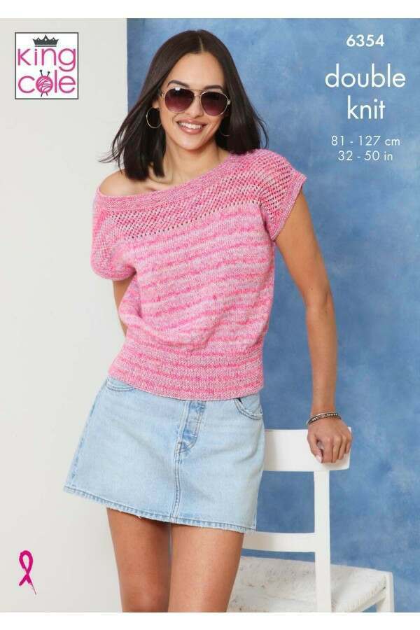 King Cole 6354 Tops in Jamboree DK Leaflet