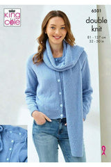 King Cole 6501 Cardigan, Scarf, Sweater and Cowl in Orchard DK Leaflet