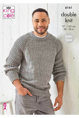 King Cole 6161 Sweater and Slipover in Simply Denim DK Leaflet