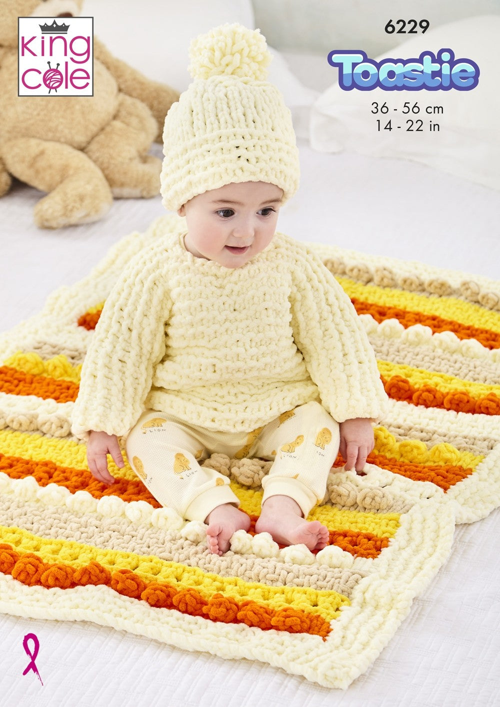 King Cole 6229 Baby Set in Toastie Leaflet