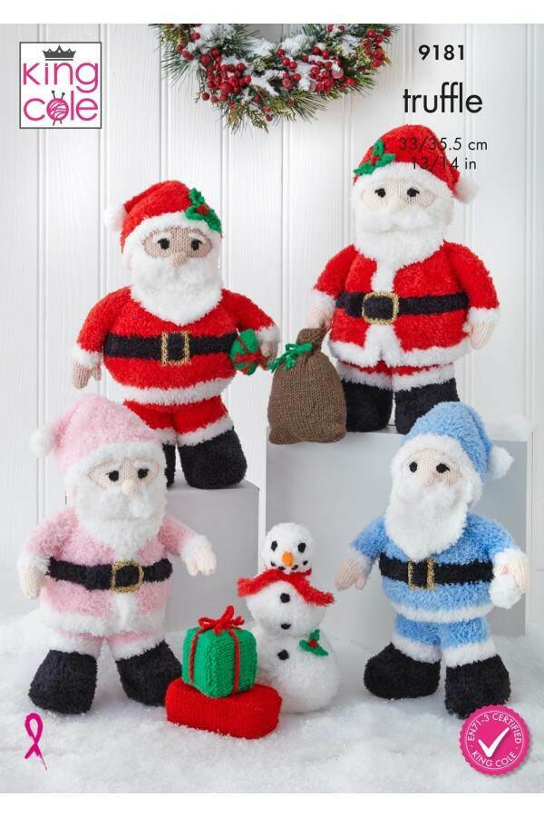 King Cole 9181 Truffle Santas Leaflet