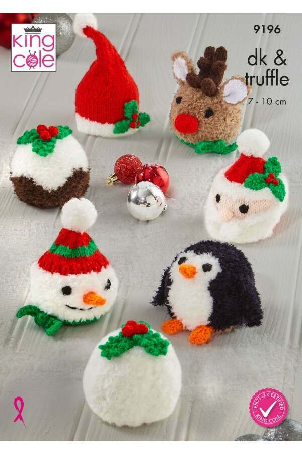 King Cole 9196 Christmas Candy Covers Leaflet