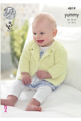 King Cole 4819 Cardigans and Blanket in Yummy Leaflet