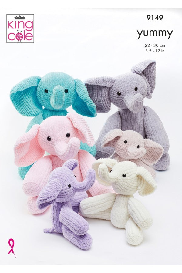 King Cole 9149 Elephant in Yummy Leaflet