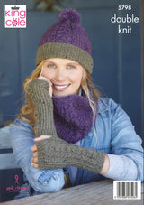 King Cole 5798 Accessories in Homespun DK Leaflet