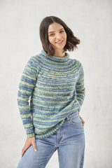 King Cole 5996 Sweaters in Homespun Prism DK Leaflet