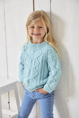 King Cole 6154 Sweater and Cardigan in Simply Denim DK Leaflet