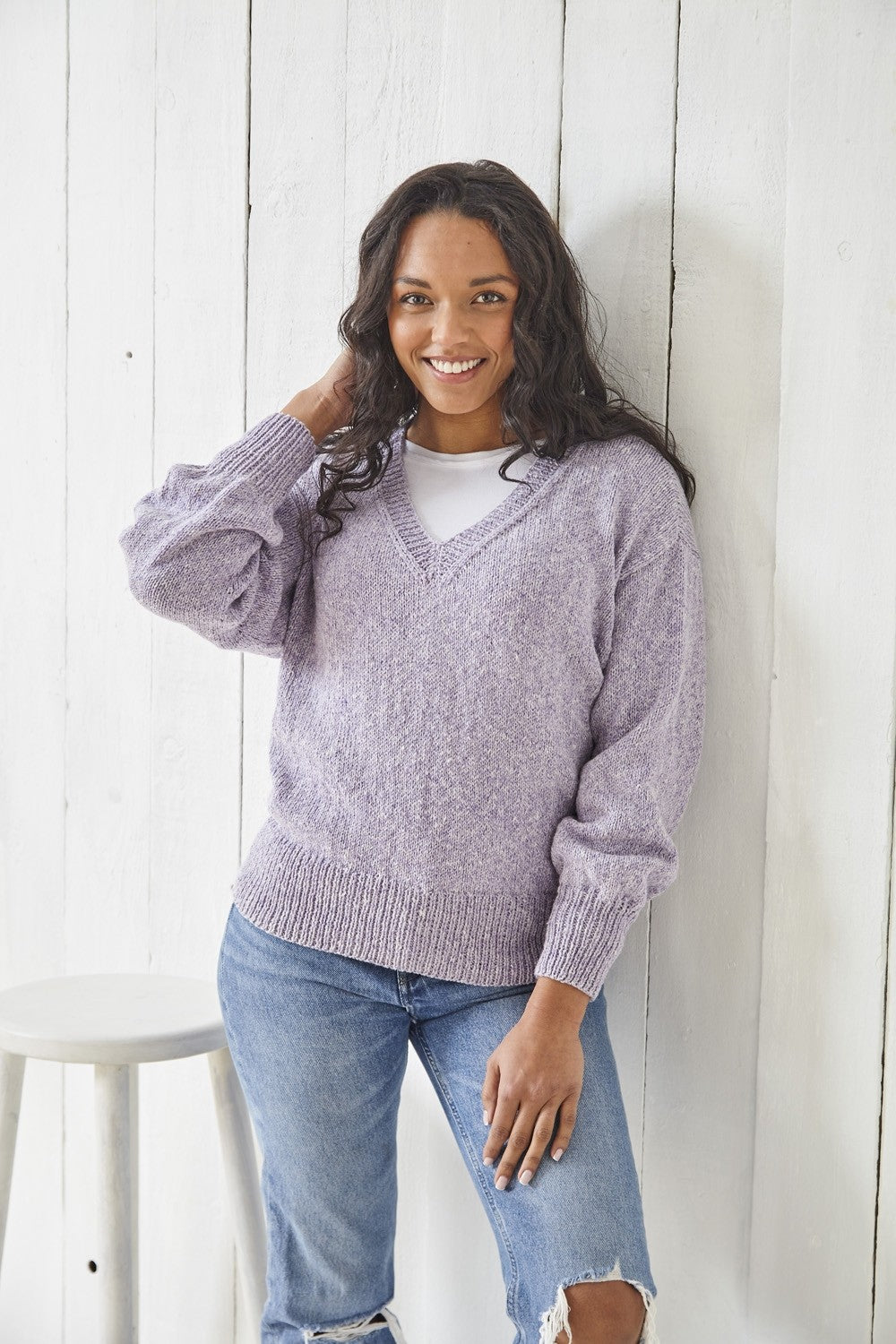 King Cole 6156 Tank Top and Sweater in Simply Denim DK Leaflet