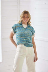 King Cole 6172 Sweater and Tank in Homespun Prism DK Leaflet