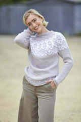 King Cole 6413 Sweater and Cardigan in Dalesway Chunky Leaflet