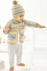 King Cole 6462 Cardigans and Hat in Fjord Baby DK leaflet