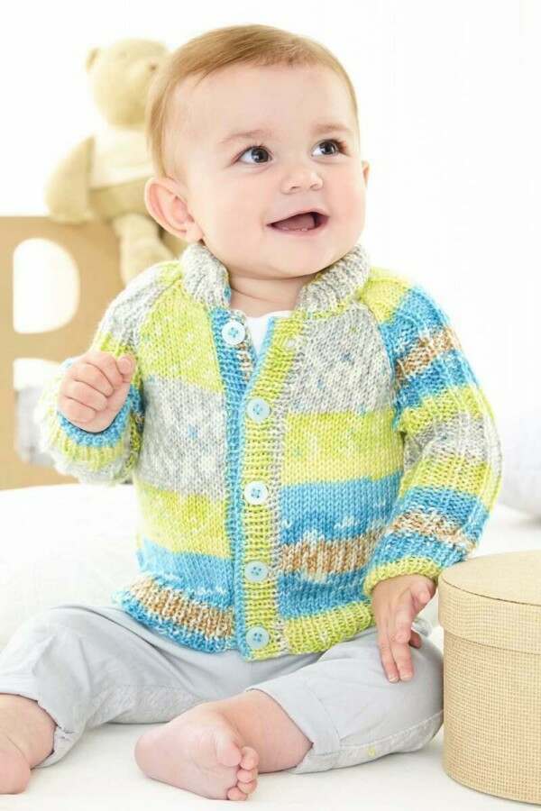 King Cole 6463 Jackets in Fjord Baby DK leaflet