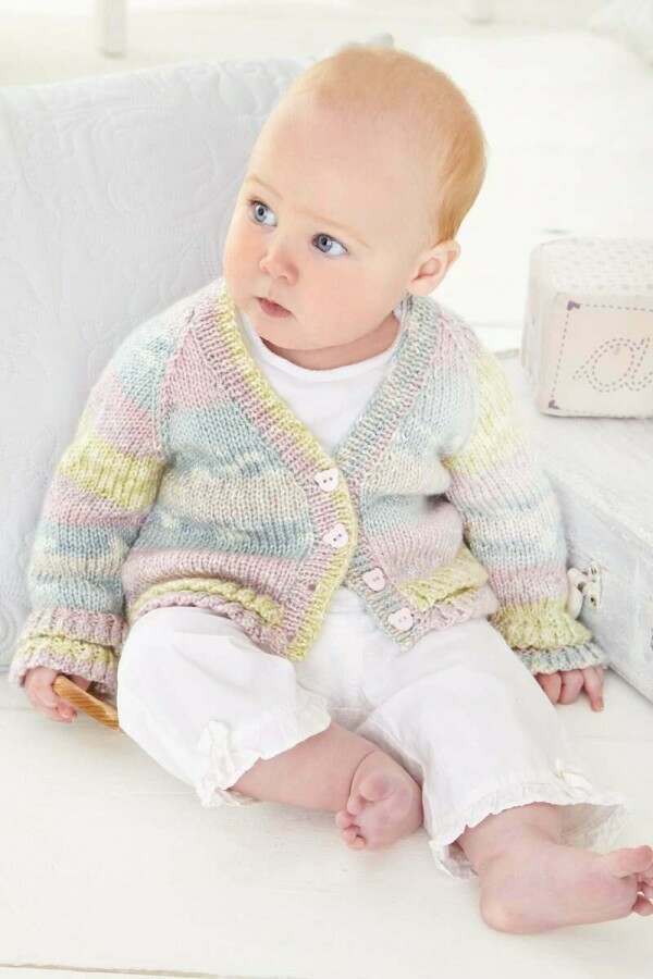 King Cole 6466 Cardigans in Fjord Baby DK leaflet