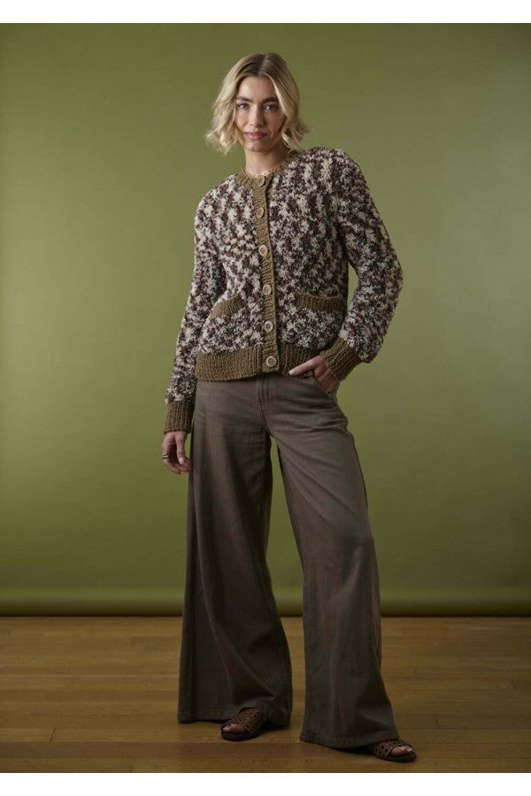 King Cole 6552 Sweater and Cardigan in Animal Kingdom and Fashion Aran Leaflet