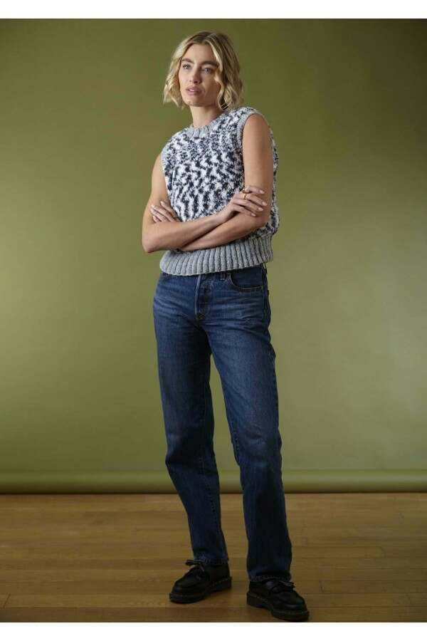 King Cole 6554 Tank Top and Cardigan in Animal Kingdom and Fashion Aran Leaflet