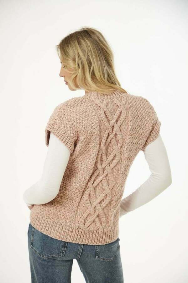 King Cole 6405 Sweater and Waistcoat in Big Value Chunky Leaflet