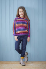 King Cole 5645 Sweater and Hoodie in Bramble DK Leaflet