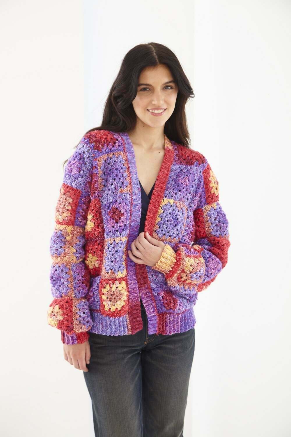 King Cole 6258 Crochet Cardigan and Jumper in Bramble DK Leaflet