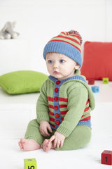 King Cole 5880 Sweater, Hoodie, Trousers and Hats in Cotton Socks 4 Ply Leaflet