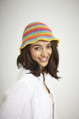 King Cole 6398 Crochet Bucket Hats in Cottonsoft DK Leaflet