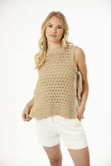 King Cole 6399 Crochet Tank Tops in Cottonsoft DK Leaflet