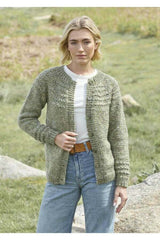 King Cole 6570 Sweater and Cardigan in Dalesway Moors Chunky Leaflet