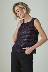 King Cole 6490 Crochet Top and Vest in Firefly Aran Leaflet