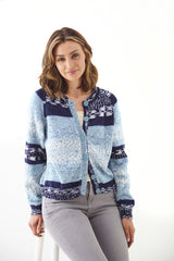 King Cole 6089 Cardigans in Fjord DK Leaflet