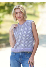 King Cole 6592 Tank Top and Sweater in Flair Solo Chunky Leaflet