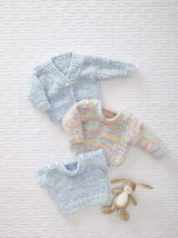 King Cole 6237 Sweater, Slipover and Cardigan in Fruitilicious Leaflet