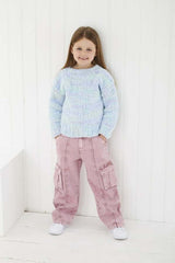 King Cole 6240 Poncho and Sweater in Fruitilicious Leaflet