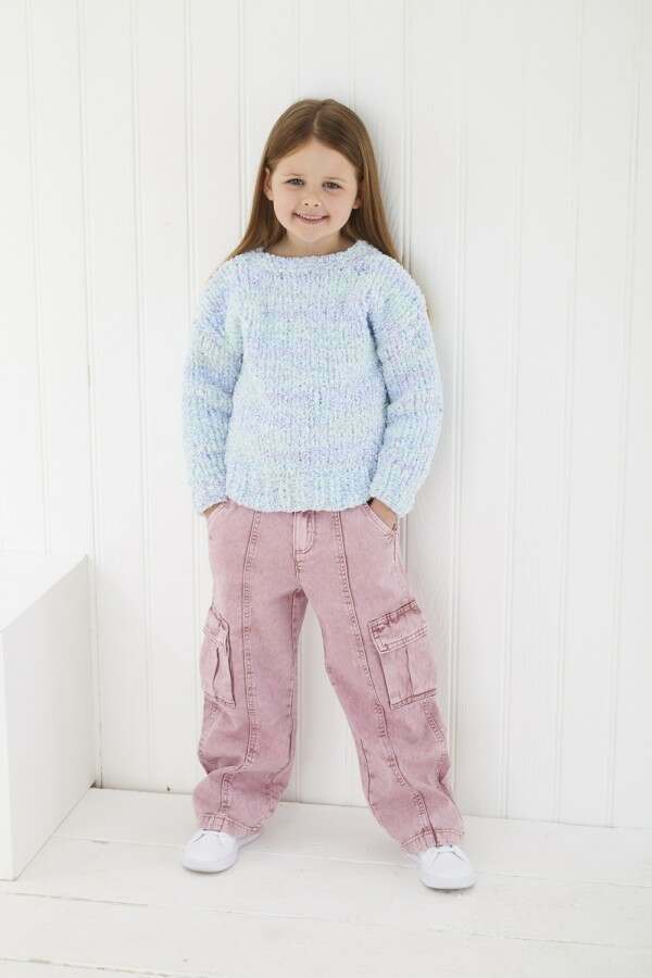 King Cole 6240 Poncho and Sweater in Fruitilicious Leaflet