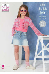 King Cole 6348 Cardigan and Top in Jamboree DK Leaflet