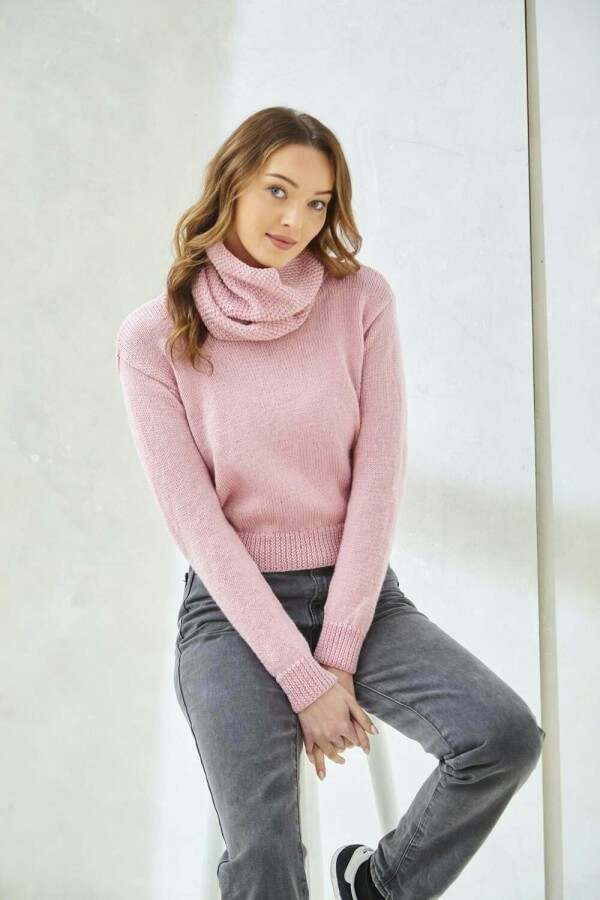 King Cole 6501 Cardigan, Scarf, Sweater and Cowl in Orchard DK Leaflet