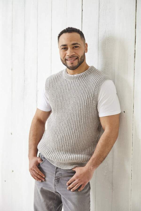 King Cole 6161 Sweater and Slipover in Simply Denim DK Leaflet